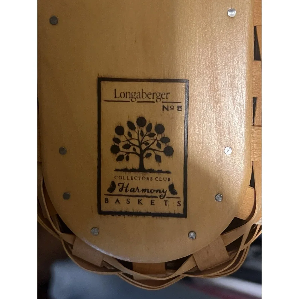 3 Longaberger Collectors Club Harmony Baskets (#3 #4, #5) w/ Liners PRISTINE